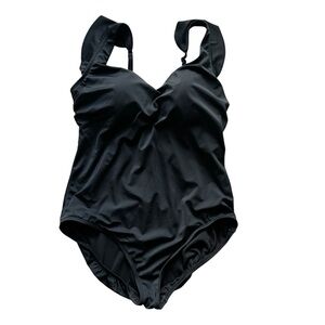 Time and True Women's Sz XL (16-18) One piece Swimsuit w/ built in bra